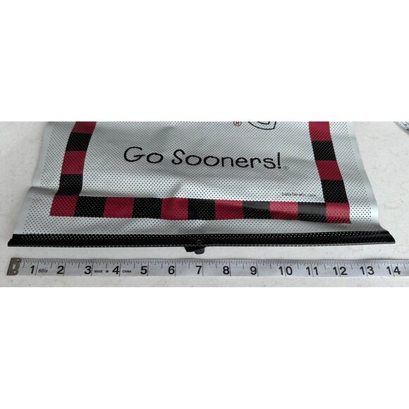 NCAA Baby Fanatic Oklahoma OU Sooners Car Sun Window Shade for Babies 17" Tall - Picture 7 of 11
